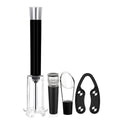 4 Piece Wine Bottle Opener Set - Black and Clear - view 2