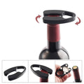 4 Piece Wine Bottle Opener Set - Black and Clear - view 5