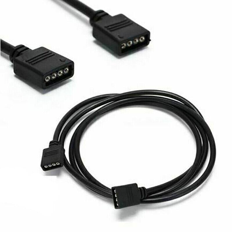 4-Pin RGB LED Strip Extension Cable for 10 mm Light Strips - 10 m, Black - view 3