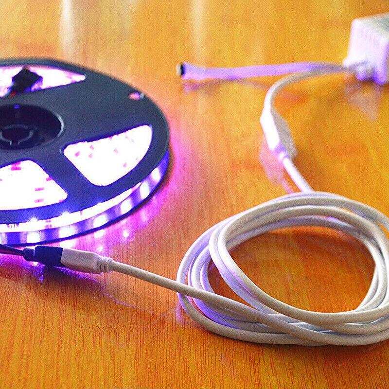 4-Pin RGB LED Strip Extension Cable for 10 mm Light Strips - 10 m, Black - view 5