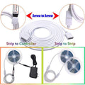 4-Pin RGB LED Strip Extension Cable for 10 mm Light Strips - 2 m, Black - view 4
