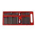 40 Piece Torx Hex and Spline Socket Bit Set 3/8 and 1/2 Drive, Long and Deep - Silver - view 2