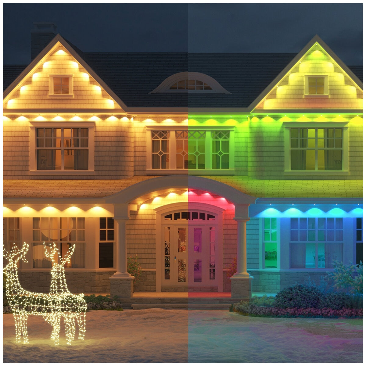 Govee 45m Permanent Outdoor Lights - RGBIC, IP67 Waterproof, Smart Control - SuperSaverAU - view 5