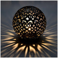 Aurora Lighting Solar Decor Ball 27.9cm, 50 Lumens, Metal, Rechargeable Batteries - SuperSaverAU - view 3