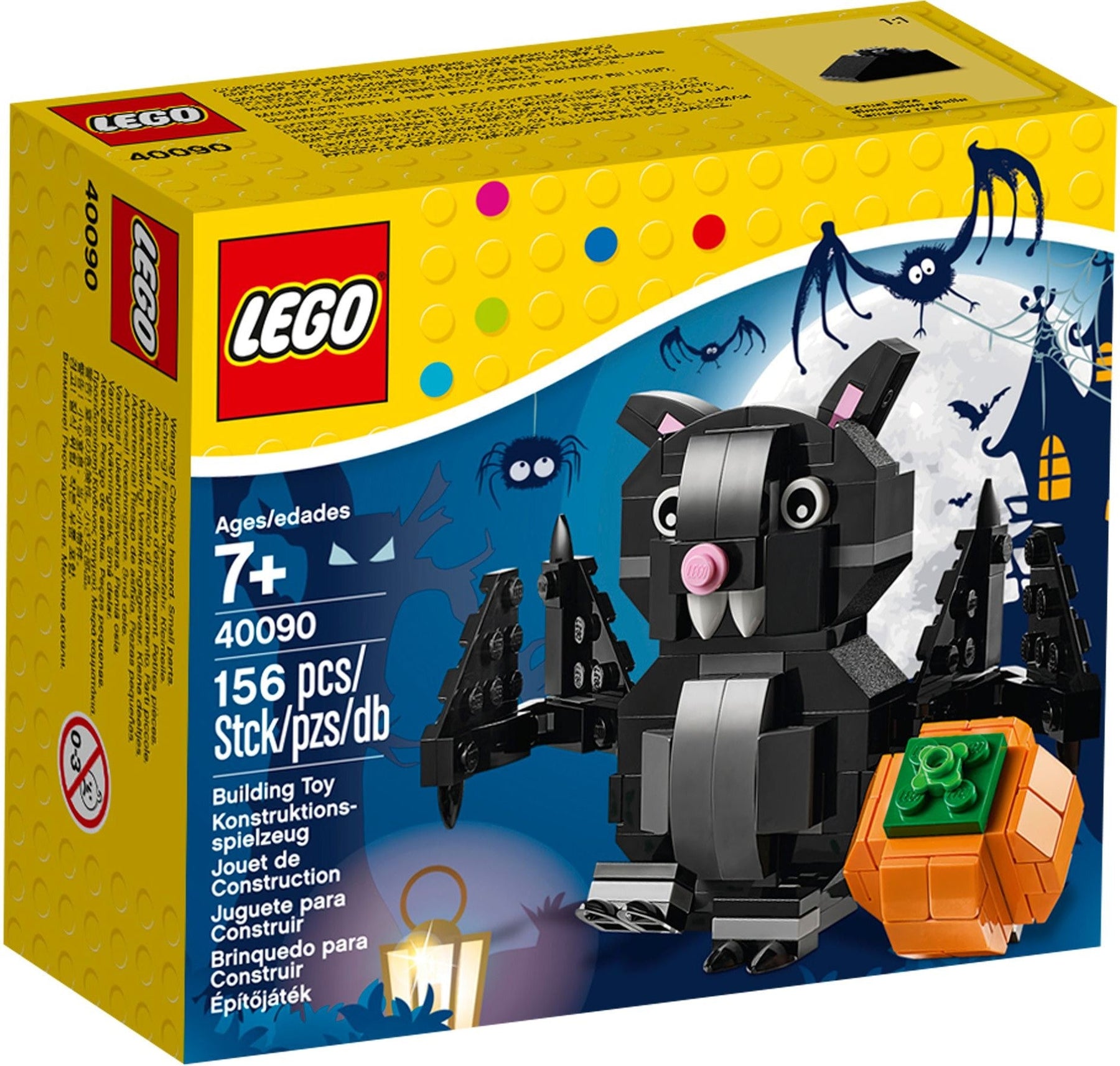 LEGO 40090 Halloween Bat - Buildable Pumpkin & Movable Wings - SuperSaverAU - view 1