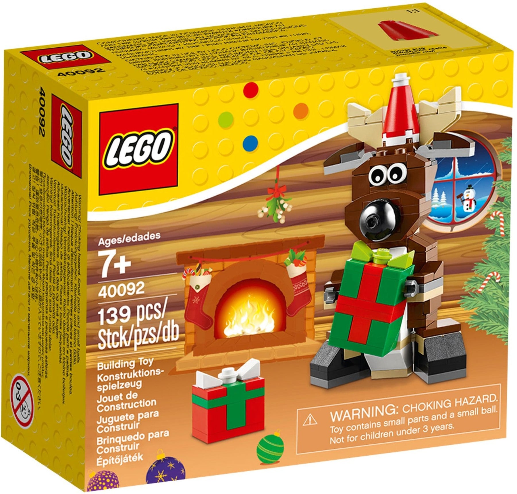 LEGO 40092 Reindeer Holiday Gift Figure - Posable with Elf Hat - SuperSaverAU - view 1