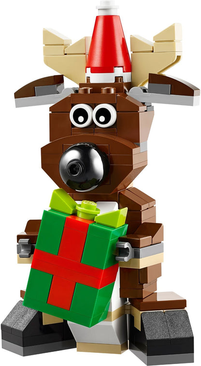 LEGO 40092 Reindeer Holiday Gift Figure - Posable with Elf Hat