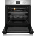 Chef 60cm electric oven 80L with AirFry - stainless steel, 6 functions, 10A plug-in - CVE6414SC