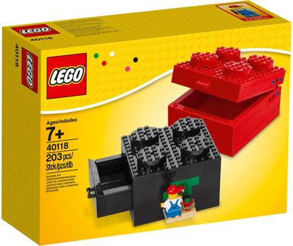 LEGO 40118 Buildable Brick Box 2x2 Storage w/ Minifigure