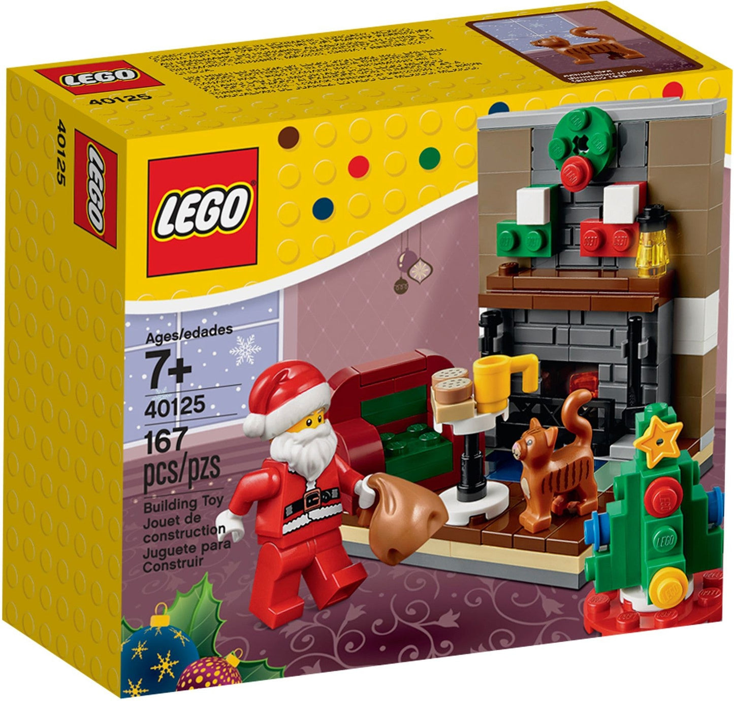 LEGO 40125 Santa's Visit Christmas Living Room Set