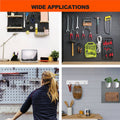 Everhang 50mm Pegboard Single Hook 20 Pack - Steel - Silver - Organise Tools - SuperSaverAU - view 4