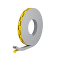 Raven 2000mm Grey EPDM Rubber Self Adhesive Weather Strip, RP108