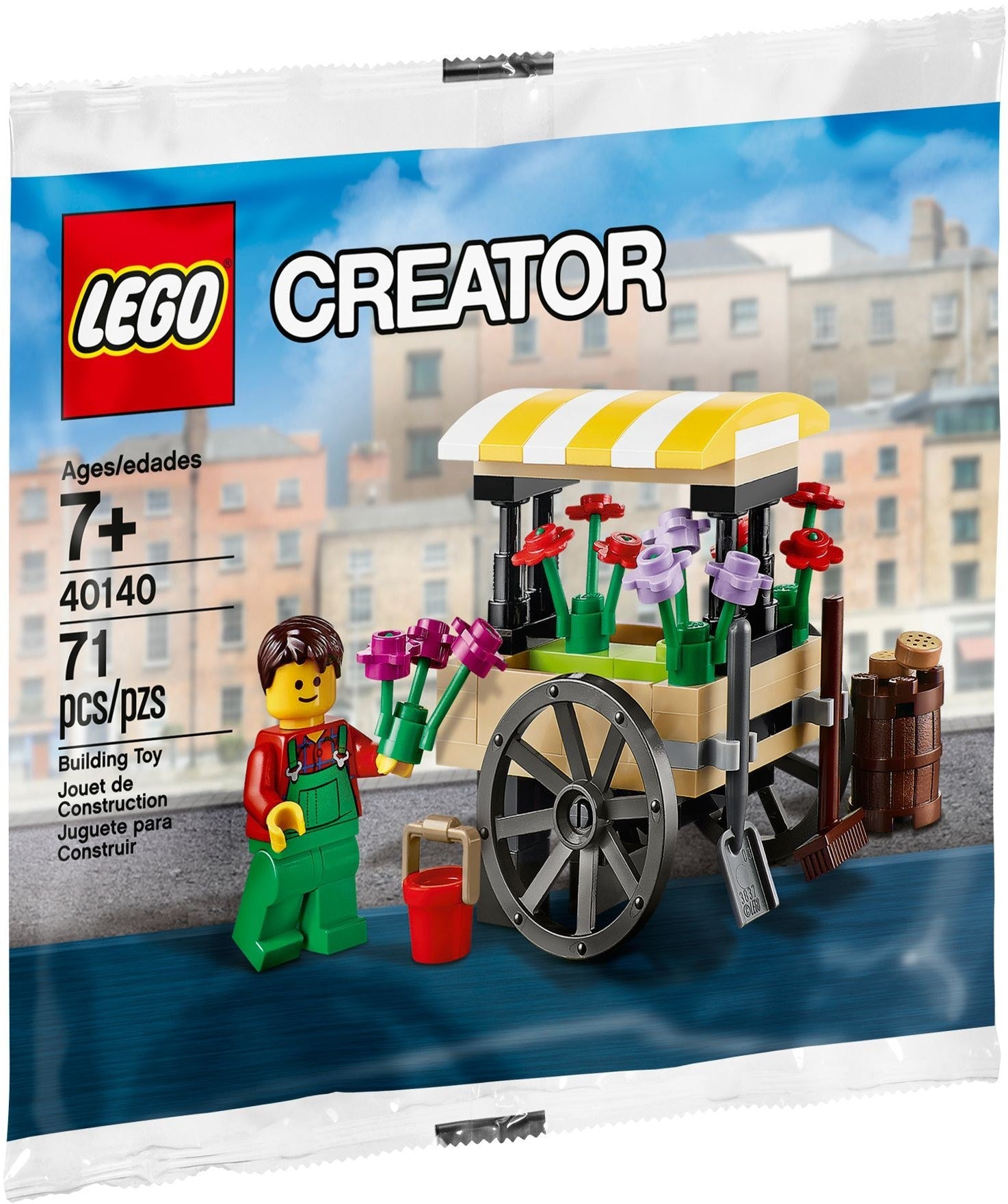 LEGO 40140 Flower Cart with Minifigure - SuperSaverAU - view 1