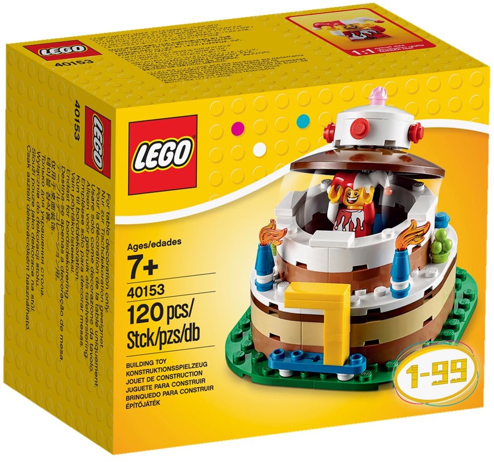 LEGO 40153 Pop-Up Birthday Table Decoration with Jester
