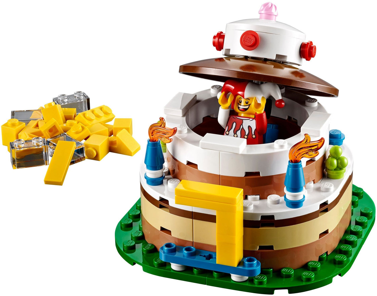 LEGO 40153 Pop-Up Birthday Table Decoration with Jester