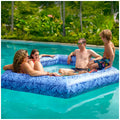 Tommy Bahama Inflatable Water Hammock 2.44M for 4 Adults, Palm Indigo - SuperSaverAU - view 1
