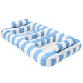 Coconut Grove Luxe Twin Hammock Float Blue, 2200mm, PVC, 160kg Max Weight, Cup Holders - SuperSaverAU - view 3