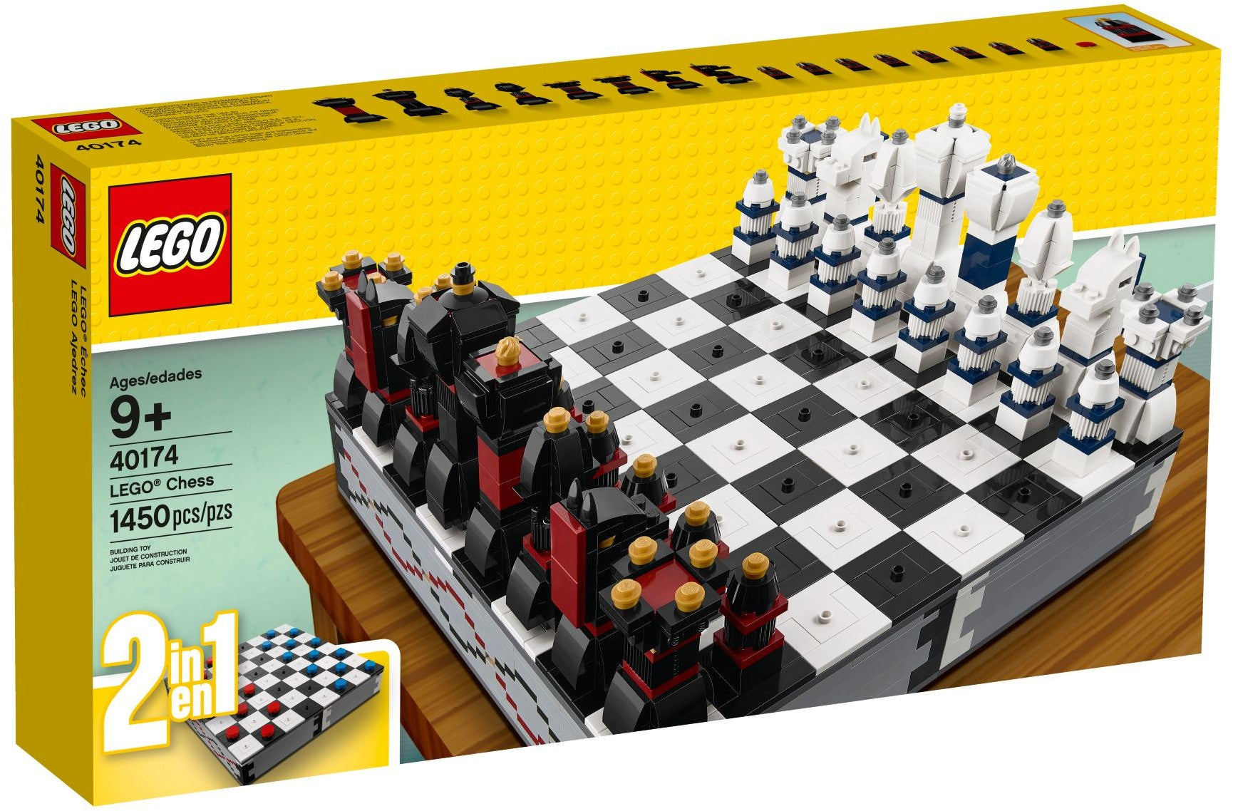 LEGO 40174 Buildable Chess & Checkers Set - SuperSaverAU - view 1
