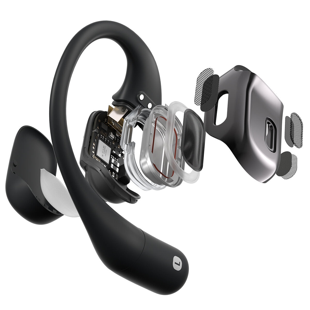 Shokz Open Fit Earbuds - In Ear, Bluetooth 5.2, IP54, 7H Battery Life, Open-Ear Design - SuperSaverAU - view 5