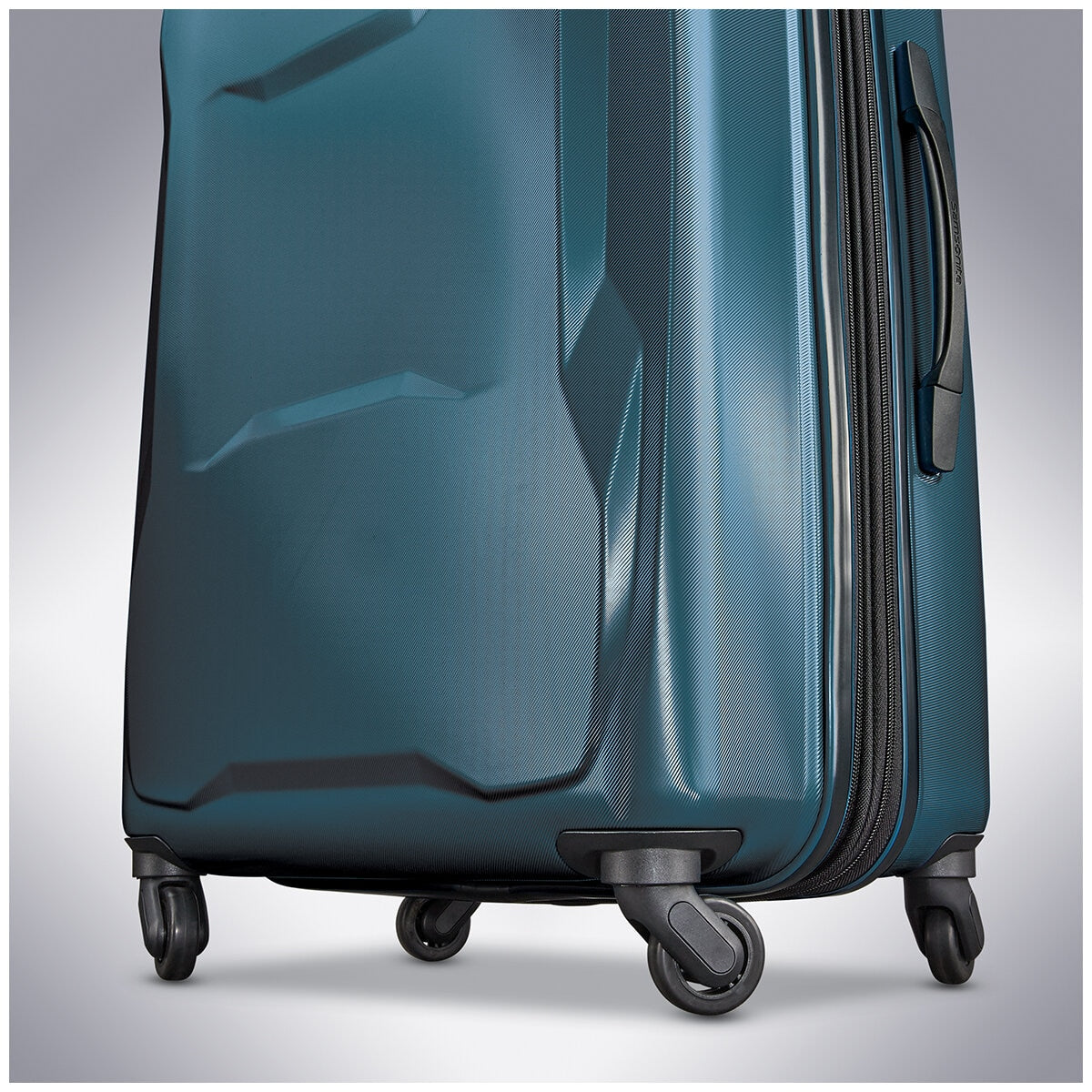 Samsonite Spinner Luggage Blue/Teal, 100% Polycarbonate, TSA Locks, 1.5" Expansion - SuperSaverAU - view 3
