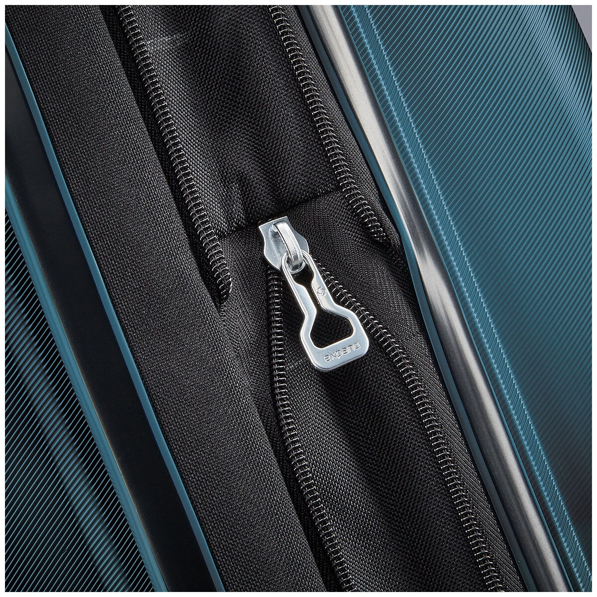 Samsonite Spinner Luggage Blue/Teal, 100% Polycarbonate, TSA Locks, 1.5" Expansion - SuperSaverAU - view 5