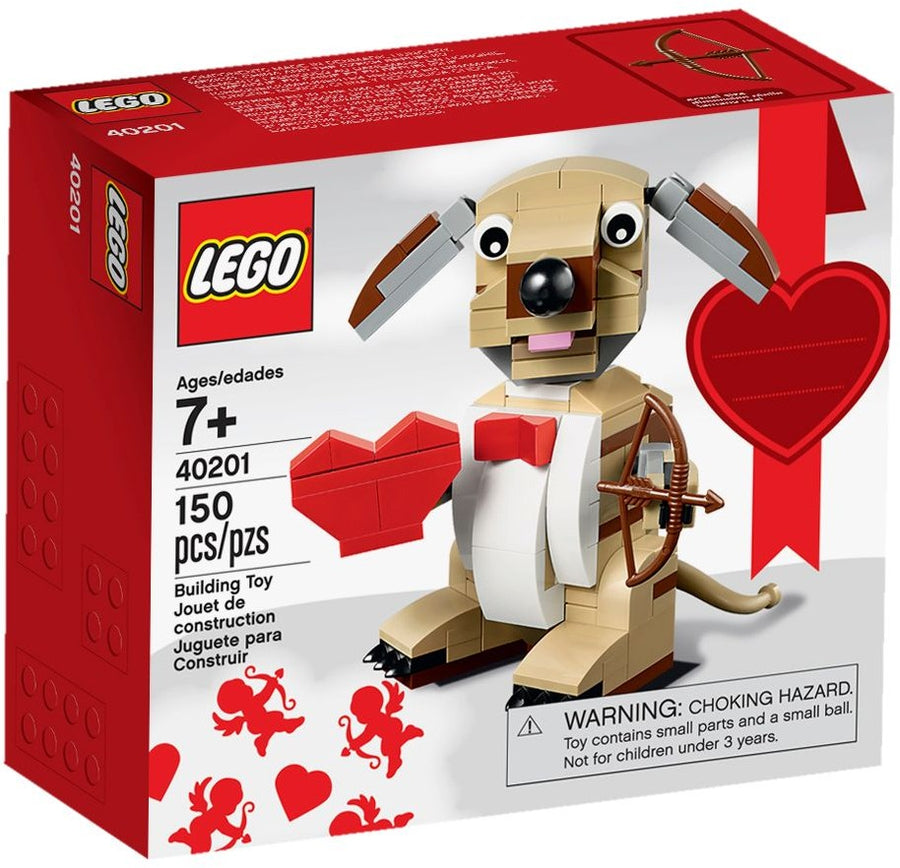 LEGO 40201 Valentine's Cupid Dog Building Kit - SuperSaverAU - view 1