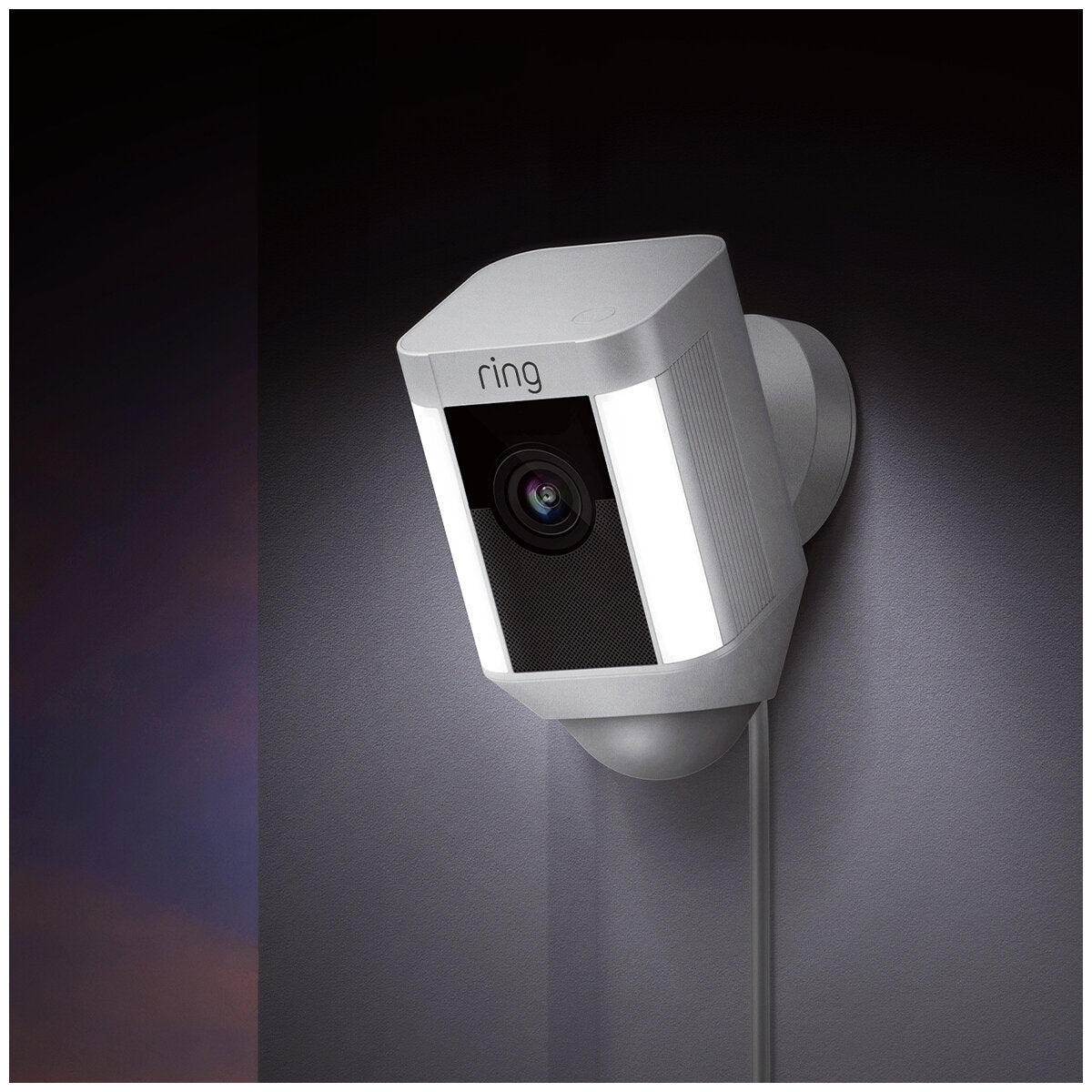 Ring Spotlight Cam Wired Security Camera - 1080p HD, Customisable Motion Zones, White - SuperSaverAU - view 4