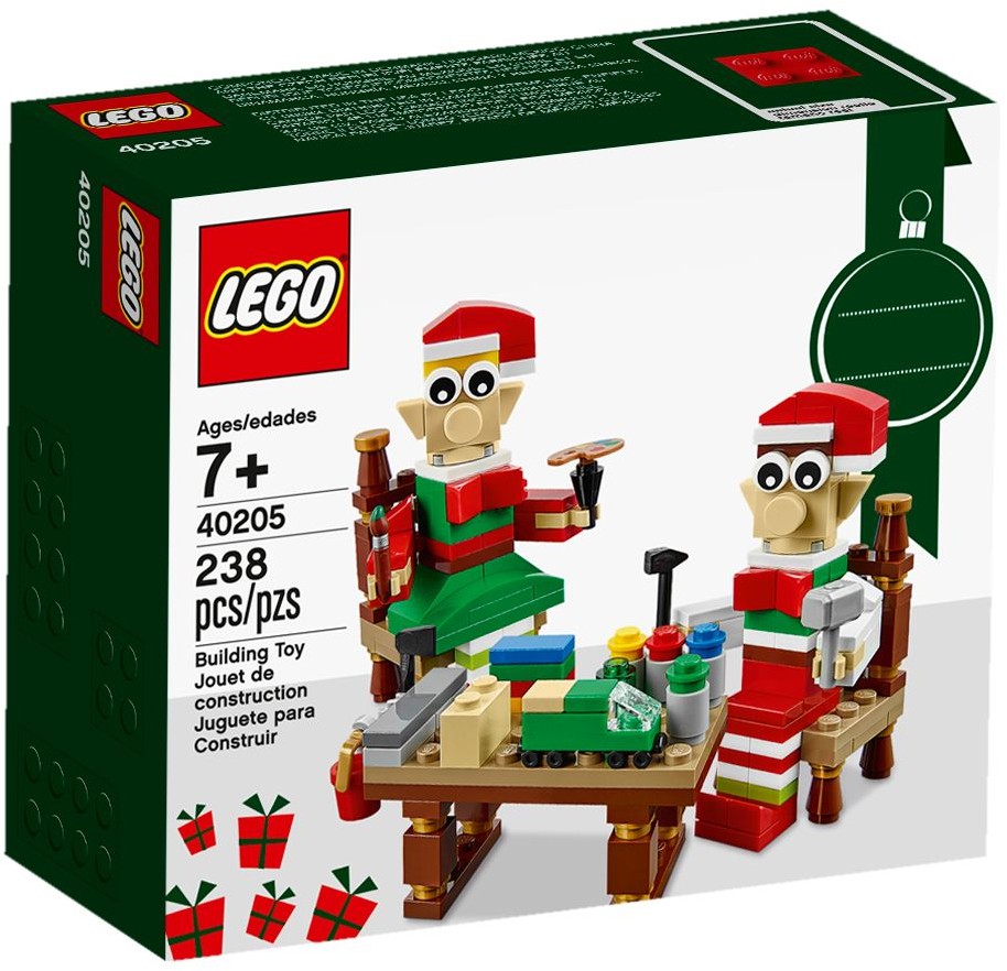 LEGO 40205 Little Elf Helpers Christmas Toy Building Set