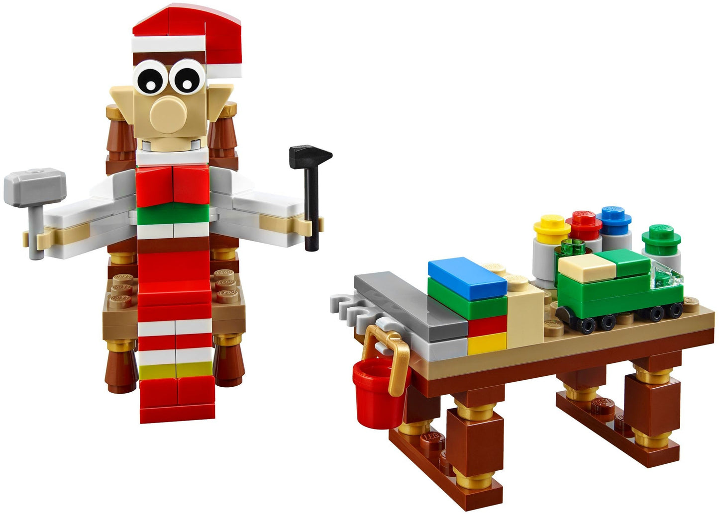 LEGO 40205 Little Elf Helpers Christmas Toy Building Set