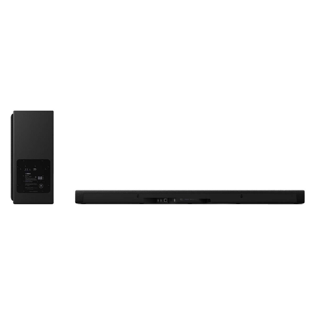 Yamaha Sound Bar with Subwoofer 4.1 Channels, Dolby Atmos, Wireless, Black