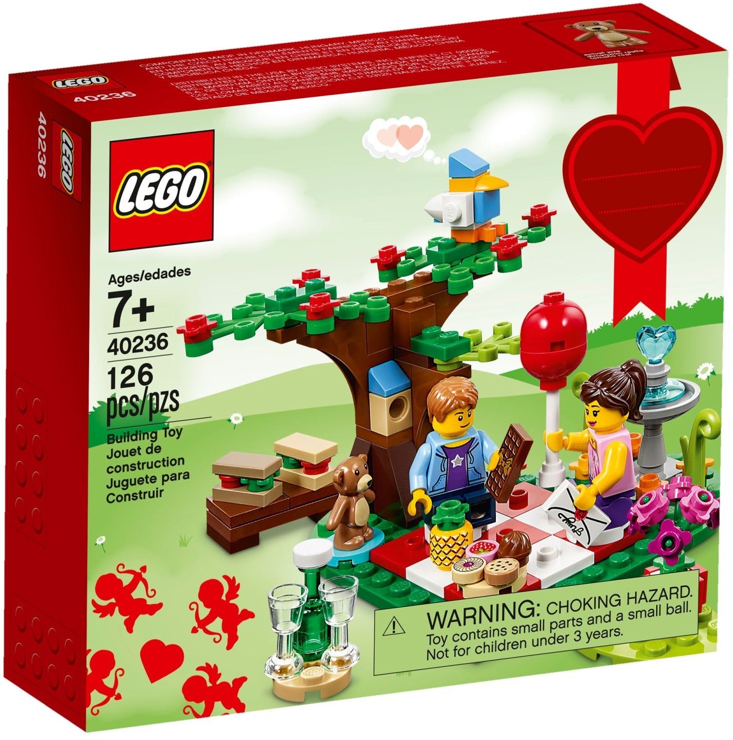LEGO 40236 Valentine's Romantic Picnic Set - SuperSaverAU - view 1
