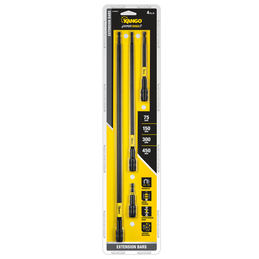 Kango 75 Hypertorque Impact Extension Bar Set - 4 Piece - 450mm - SuperSaverAU - view 1