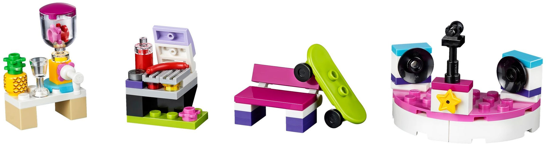 LEGO 40264 Heartlake City Accessory Set: Stage, Skateboard & More! - SuperSaverAU - view 3