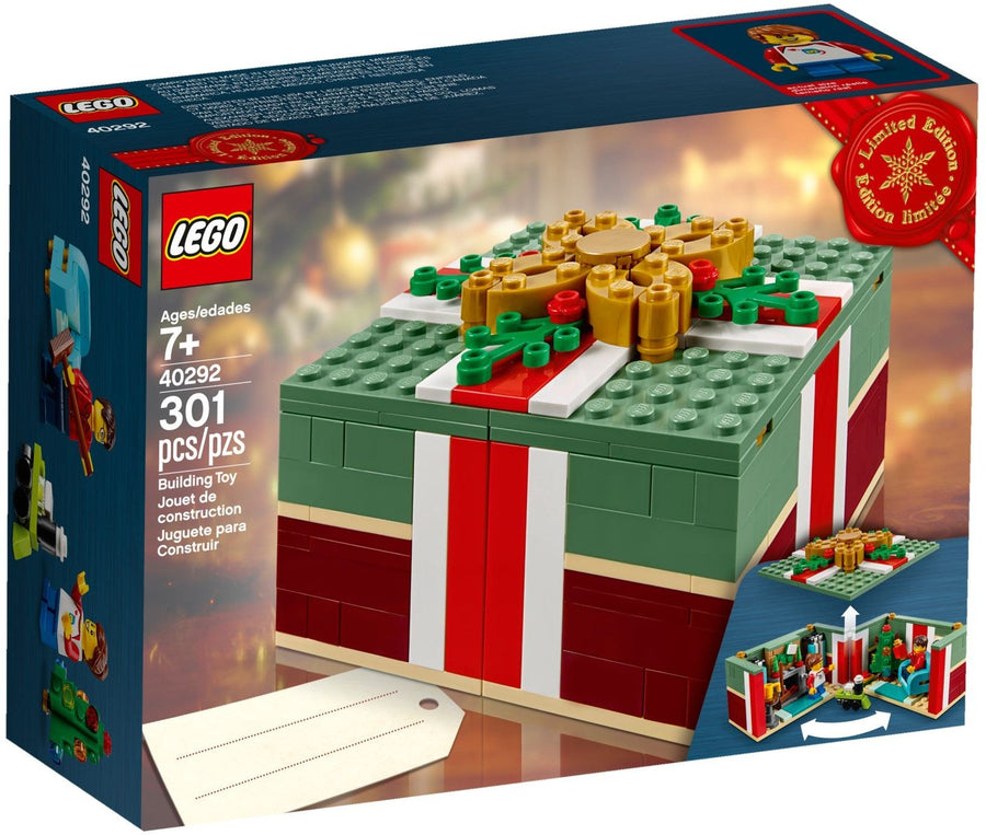 LEGO 40292 Christmas Gift Box Buildable Holiday Decoration - SuperSaverAU - view 1