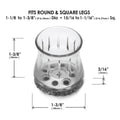 Slipstick Clear Sleeve Outdoor Circle - 29-34 mm Diameter - Weatherproof - SuperSaverAU - view 2
