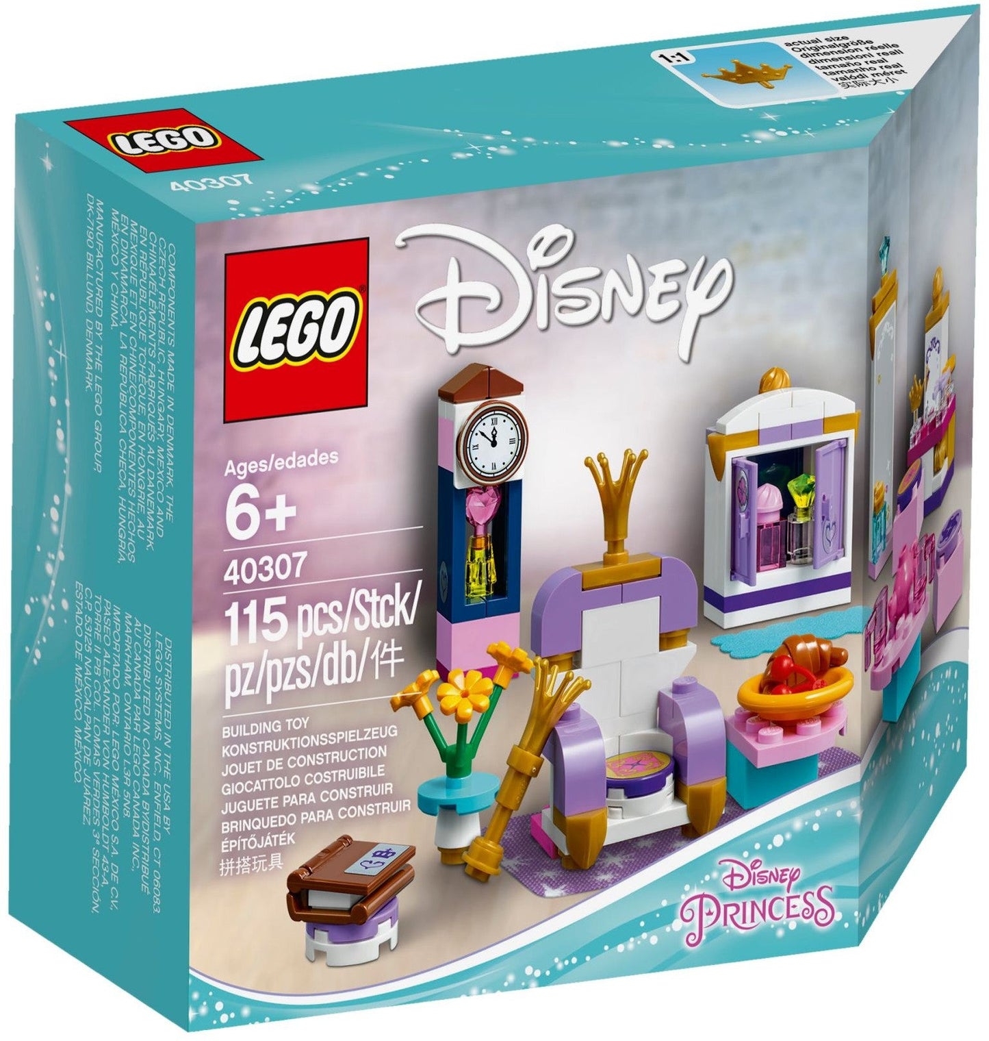 LEGO 40307 Disney Castle Interior Kit: Furniture & Decor