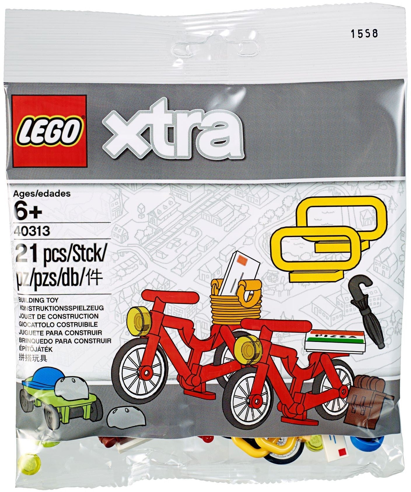 LEGO 40313 Bikes, Helmets & Accessories | LEGO® xtra - SuperSaverAU - view 1