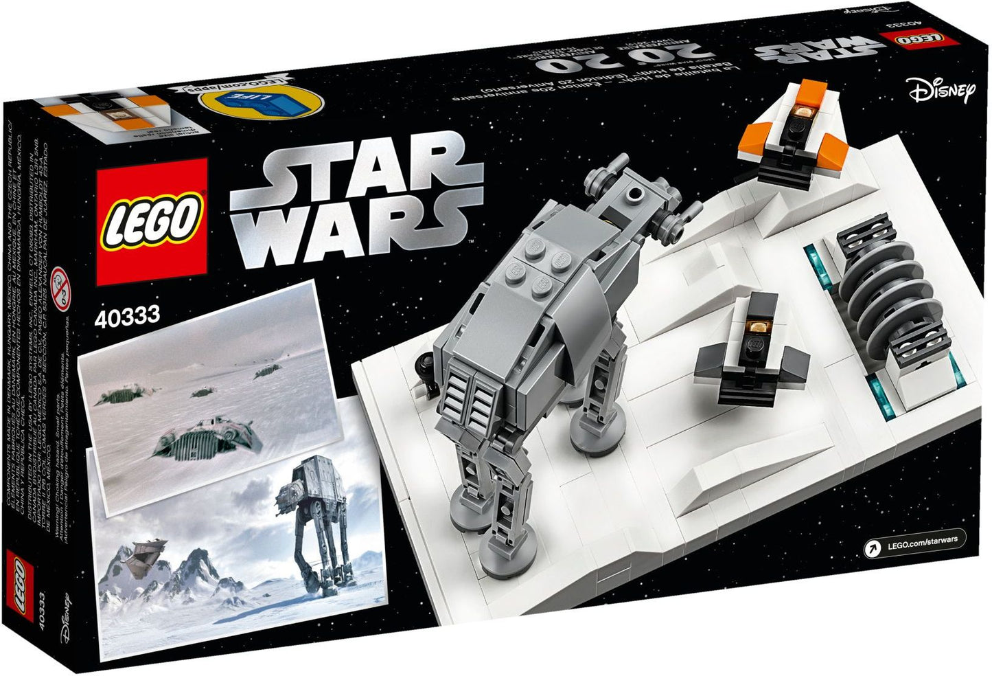 LEGO 40333 Battle of Hoth - 20th Anniversary Edition