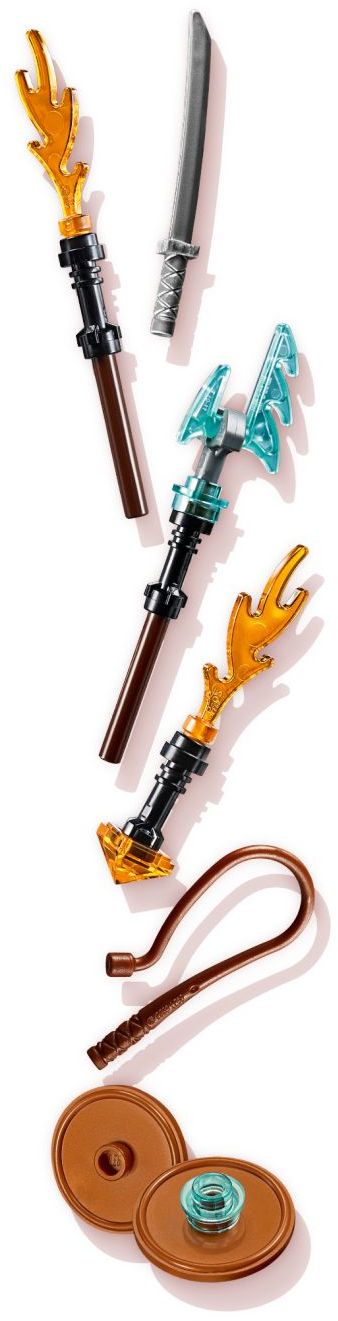 LEGO 40342 NINJAGO Minifigure Set: Clutch Powers, Kai & More