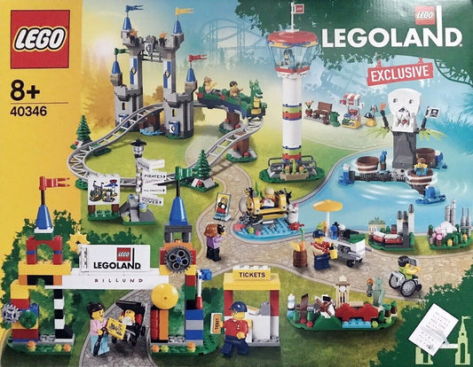 LEGO 40346 LEGOLAND Park Set: Rides, Minifigures & More!