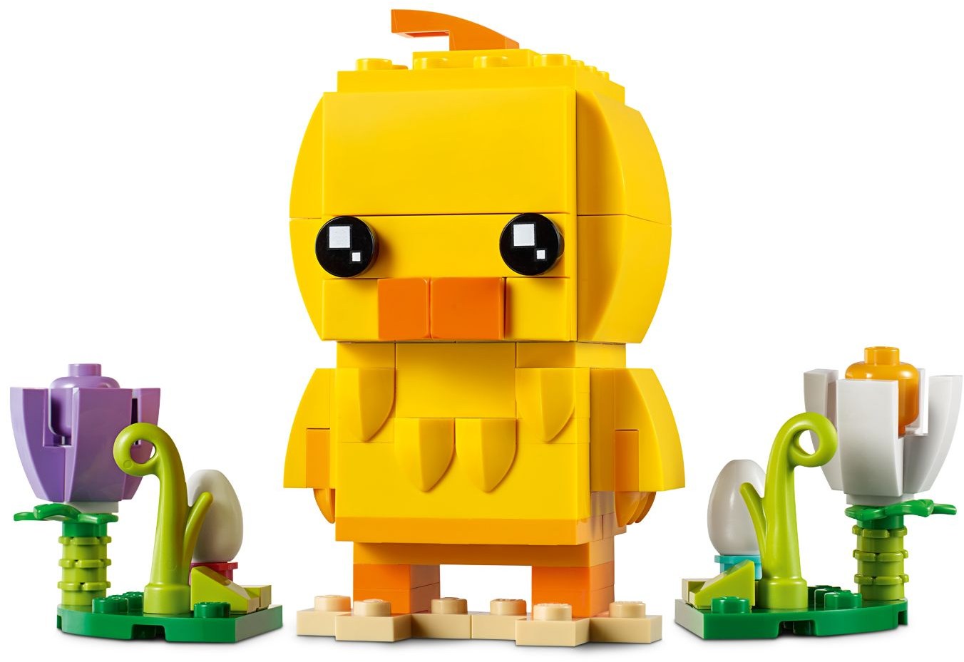 LEGO 40350 Easter Chick BrickHeadz Set - Spring Flowers & Eggs - SuperSaverAU - view 1