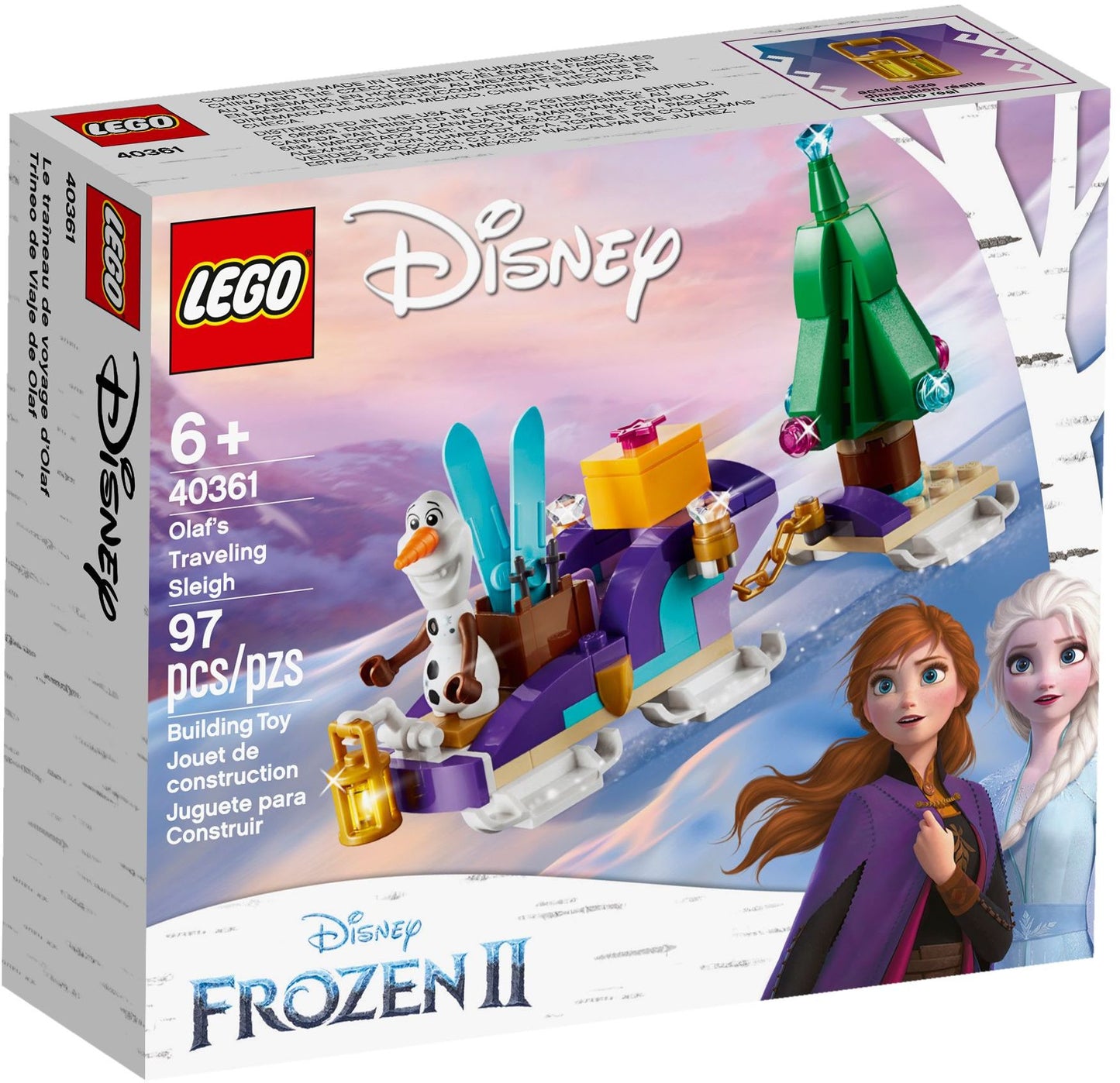 LEGO 40361 Olaf's Traveling Sleigh - Disney Frozen Set