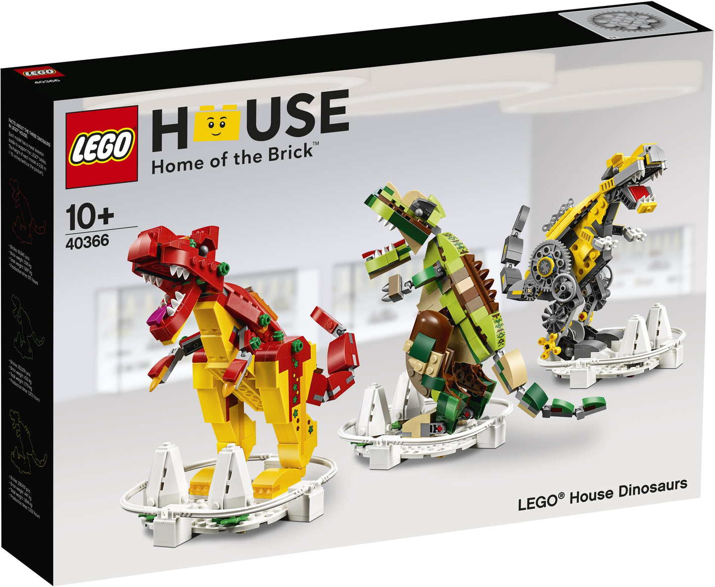 LEGO 40366 House Dinosaurs: Buildable T-Rex, Triceratops & Pterodactyl
