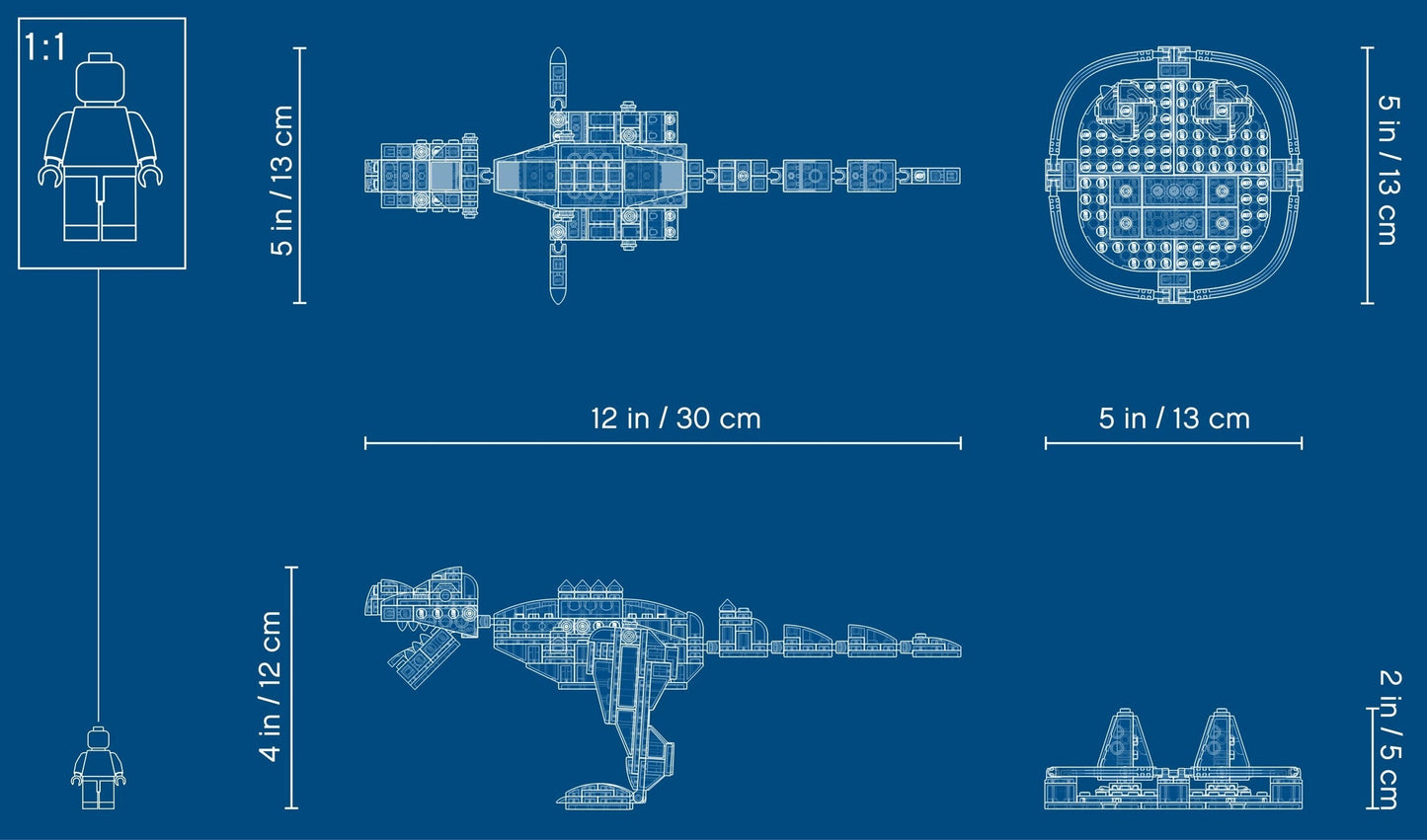 LEGO 40366 House Dinosaurs: Buildable T-Rex, Triceratops & Pterodactyl