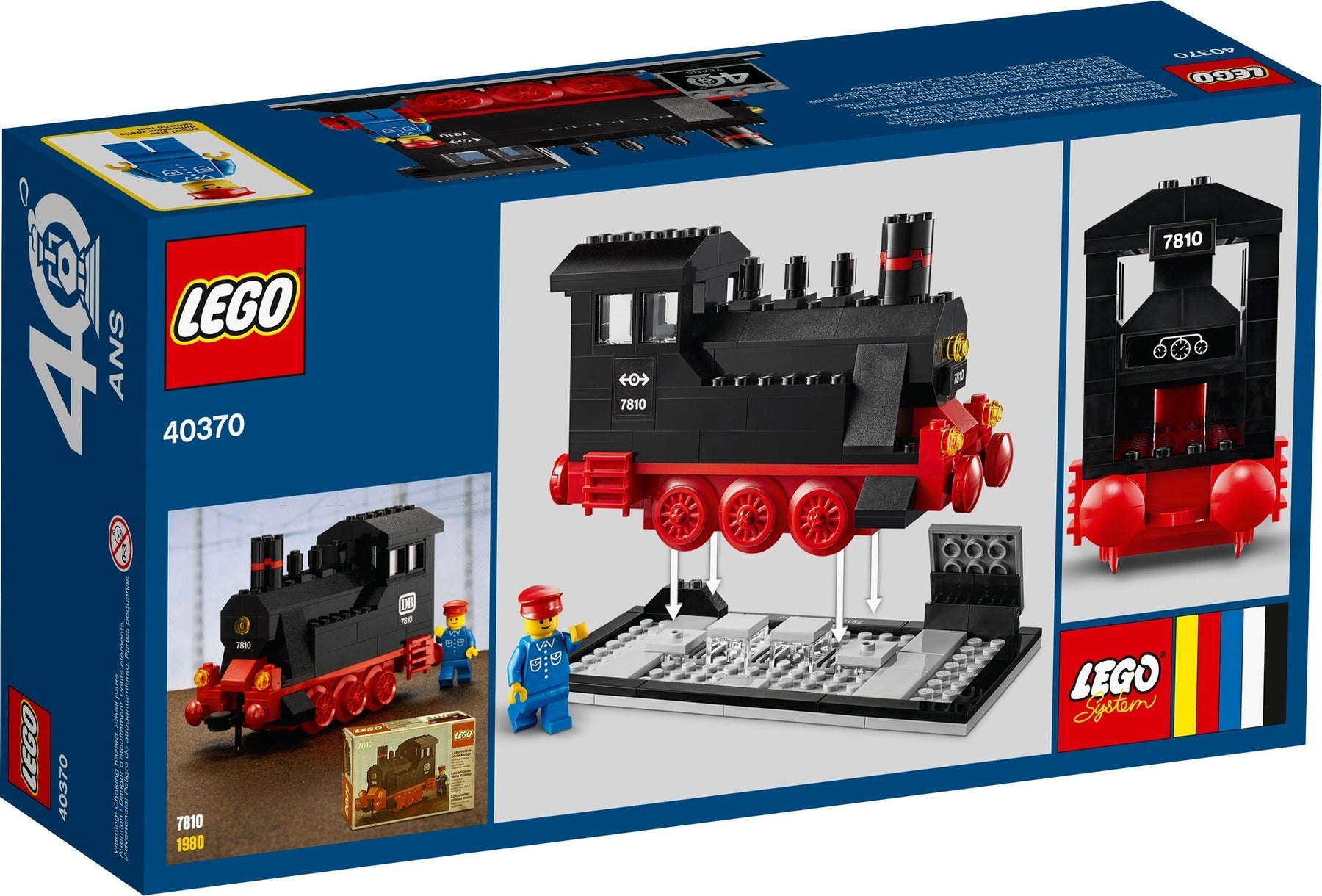 LEGO 40370 Train 40th Anniversary Set - SuperSaverAU - view 2
