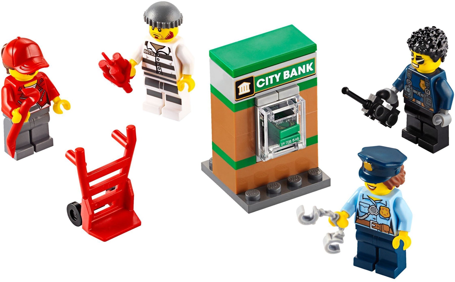 LEGO 40372 Police Minifigure Accessory Set with Duke DeTain - SuperSaverAU - view 1