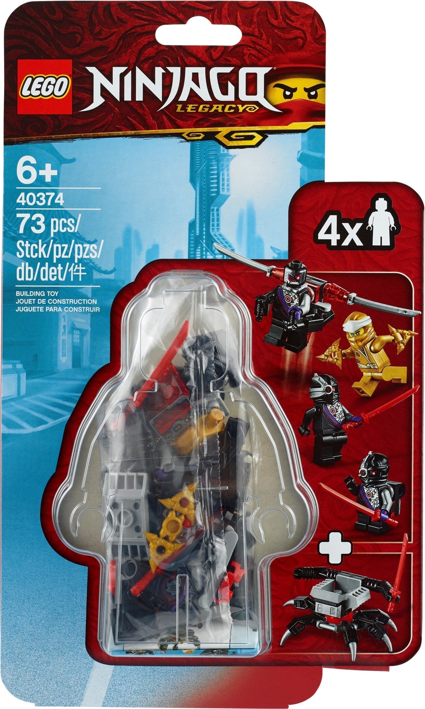 LEGO 40374 Golden Zane Minifigure Set - NINJAGO Legacy - SuperSaverAU - view 2