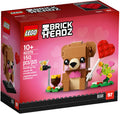 LEGO 40379 Valentine's Bear BrickHeadz Building Kit - SuperSaverAU - view 1