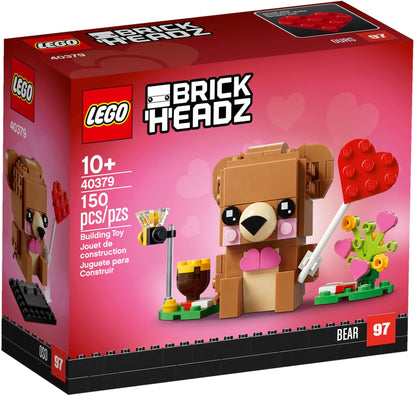 LEGO 40379 Valentine's Bear BrickHeadz Building Kit