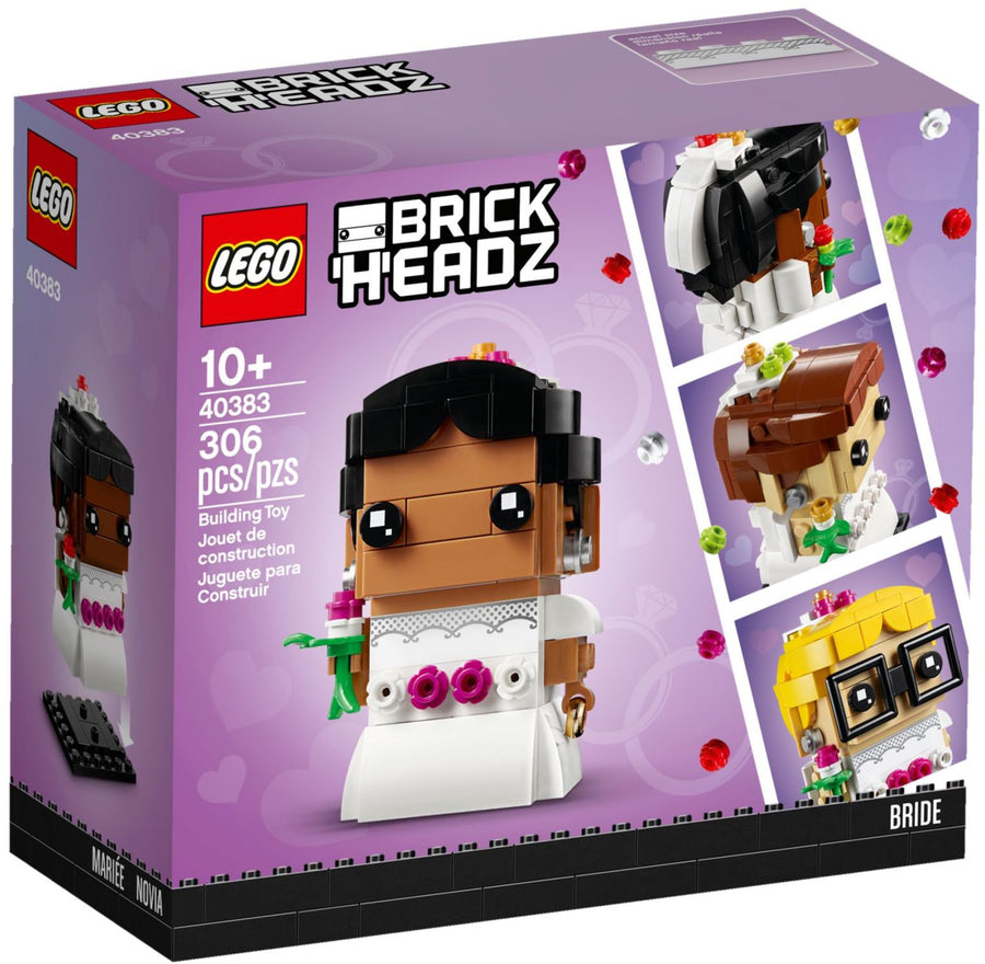 LEGO 40383 BrickHeadz Wedding Bride - Customizable & Fun - SuperSaverAU - view 1
